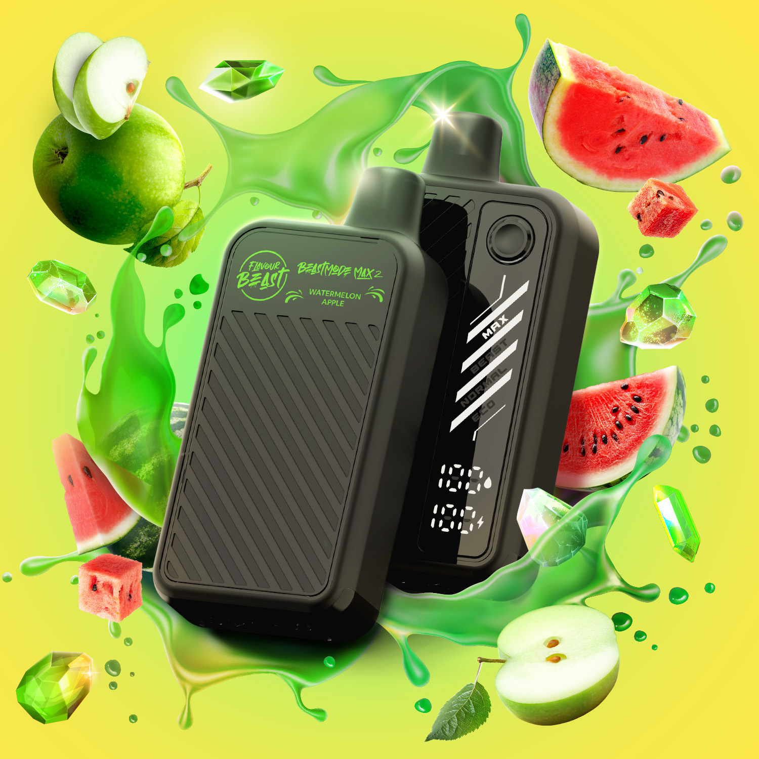 FlavourBeast_BeastMode_MAX2_Gushin_SEP2025_Watermelon Apple
